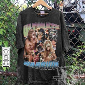 Vintage Ultimate Warrior Shirt, Ultimate Warrior Wrestling T-shirt, 90s Graphic